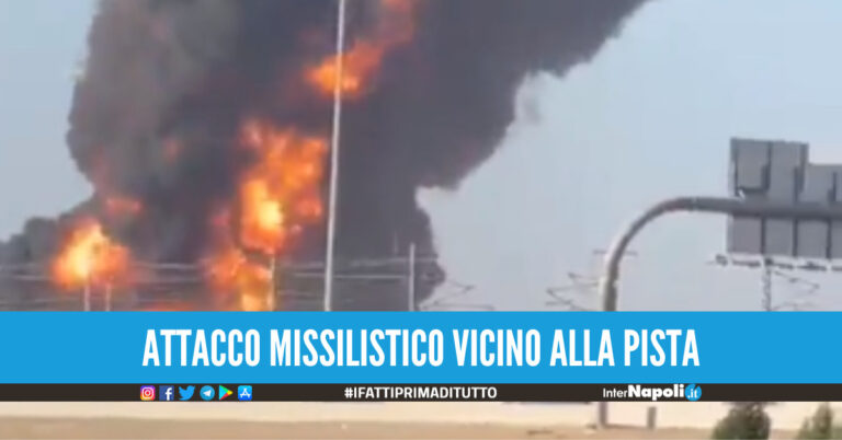 Esplosioni e fiamme vicino al circuito di F1, attacco missilistico a Jeddah