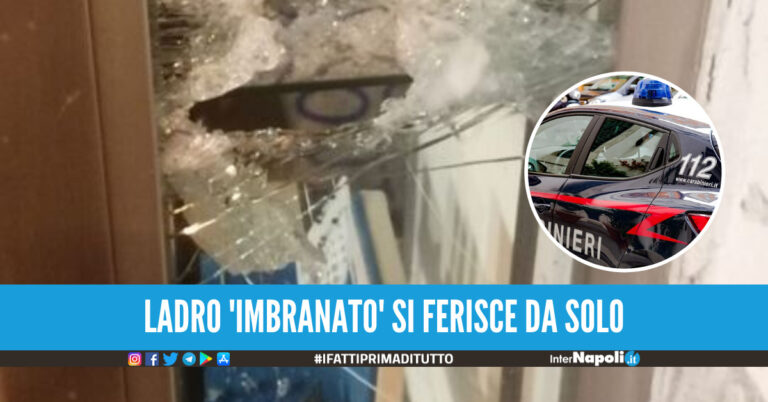 Sfonda la vetrina della gioielleria a Caserta, 42enne fallisce la fuga e viene arrestato