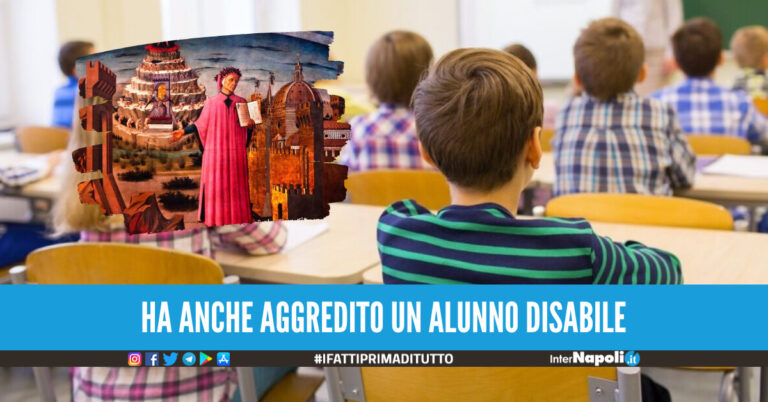 Alunni in classe, Inferno di Dante - Foto di repertorio