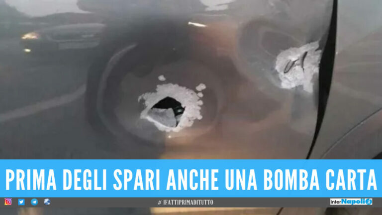 Paura in provincia di Napoli, spari contro un imprenditore:«Ma che fate?»