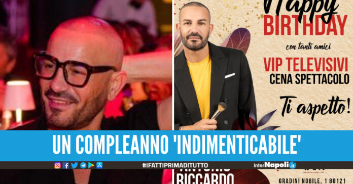 Festa in grande per Antonio Riccardo, cena spettacolo al Tam per il compleanno del truccatore dei Vip