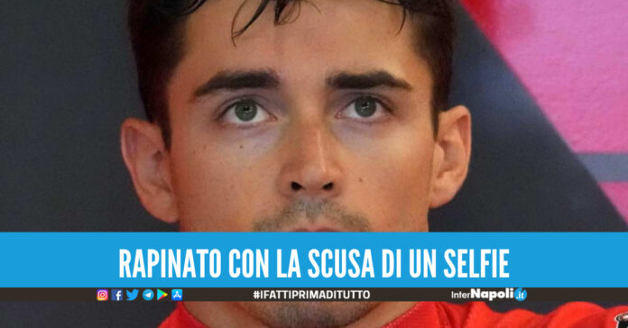 Leclerc rapinato con la scusa di un selfie, scippato il Rolex da migliaia di euro
