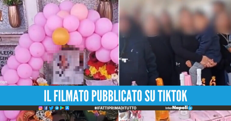 Festa di compleanno per una defunta nel cimitero di Napoli, il video scatena le polemiche