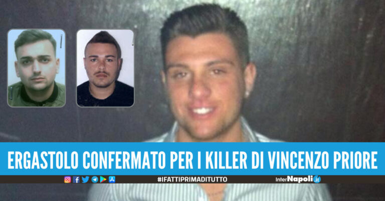 Ucciso dopo la serata in discoteca, ergastolo confermato per i killer di Vincenzo Priore