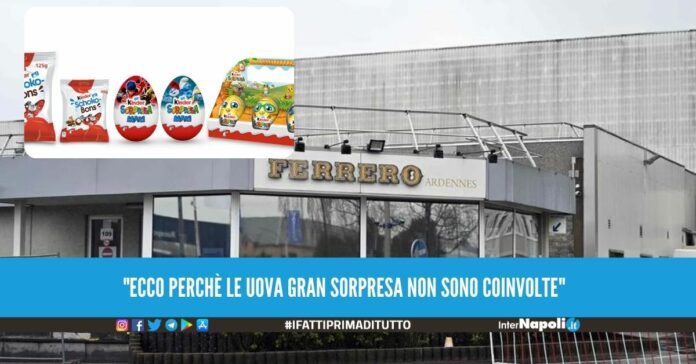 Ritirati 5 tipi di ovetti Kinder dopo il sospetto salmonella, fermata la fabbrica in Belgio