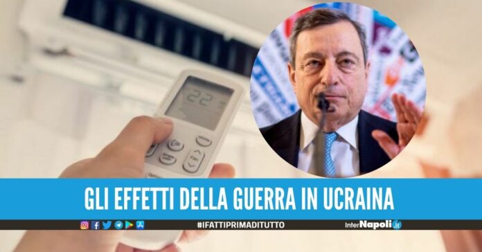 Scatterà dal primo maggio la stretta sui consumi energetici per ridurre la dipendenza dal gas russo. Inizia così lo stop al condizionatore