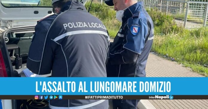 Tre incidenti nel weekend di Pasqua, Municipale in azione sul Litorale Domizio