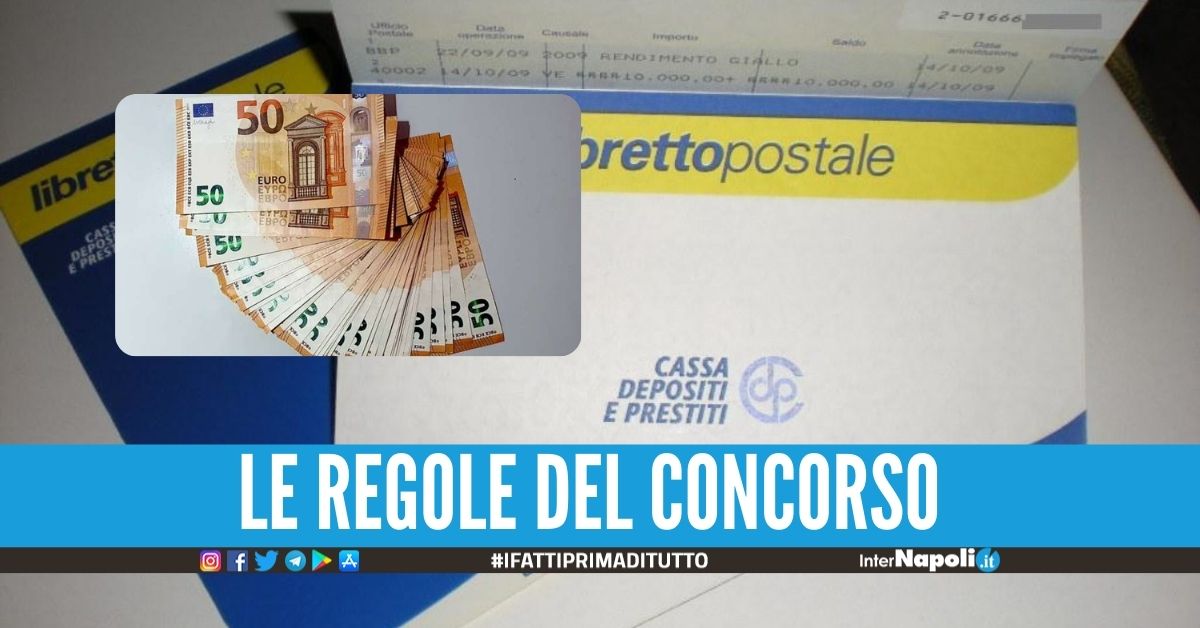 Poste Italiane pronta a dare un premio da 1000 euro ai clienti dei libretti