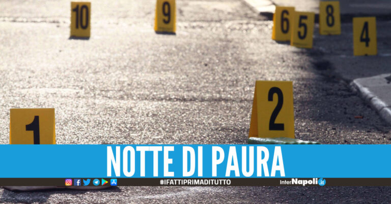 Si spara nella notte a Napoli, esplosi 10 proiettili in strada: indagini in corso