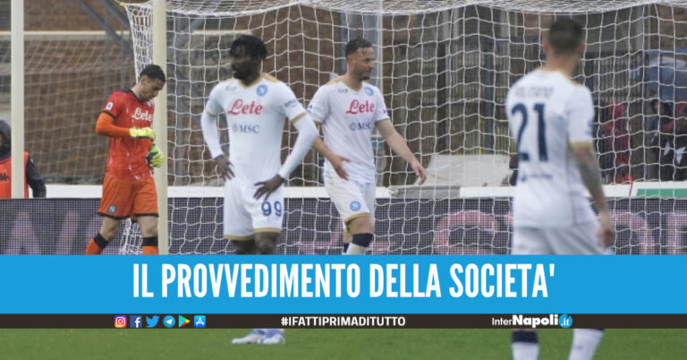 "Ritiro permanente". Il Napoli punisce i giocatori dopo la sconfitta contro l'Empoli
