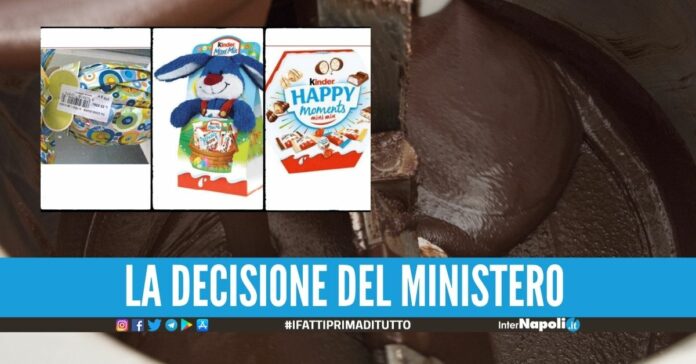 Prodotti Kinder e Loving ritirati dal mercato, alcuni lotti prodotti in Campania
