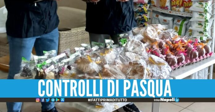 Sequestrati diversi kg di uova, carne e pastiere tra Napoli e Caserta