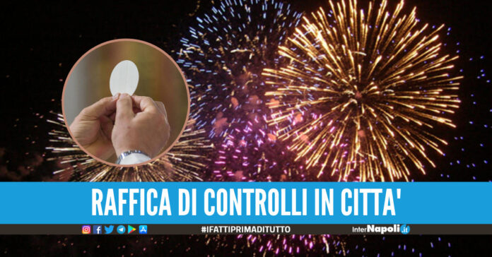 Fuochi d'artificio per festeggiare la comunione del figlio, nei guai 38enne di Torre Annunziata