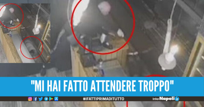 Dov'è la mia ordinazione, spara al pizzaiolo poi scappa diffuso il video