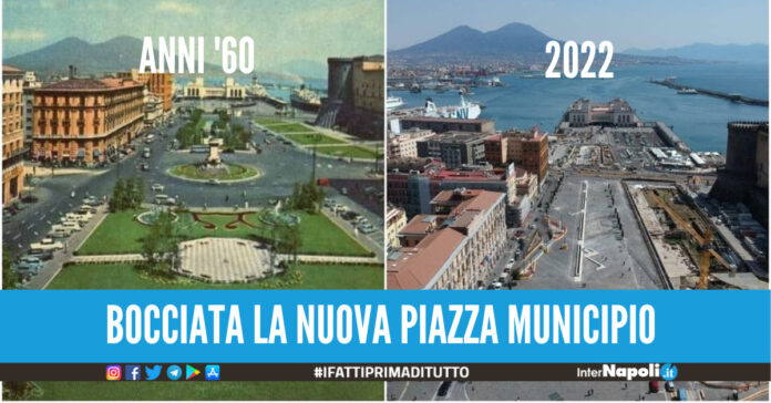 E' orribile, manca il verde e sembra una pista di atterraggio, la nuova piazza Municipio non piace a nessuno