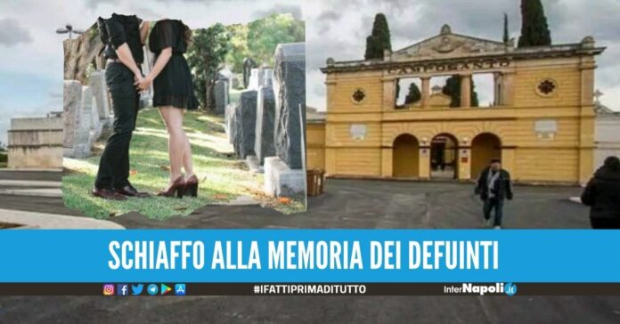 Fanno sesso tra le tombe del cimitero, trovati profilattici nel loculo vuoto