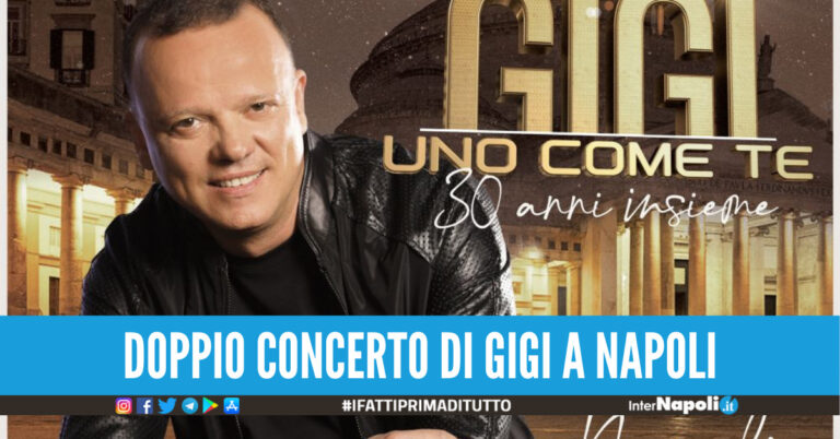 Gigi D’Alessio raddoppia a Piazza Plebiscito, aggiunta un’altra data: come fare per acquistare i biglietti dei concerti