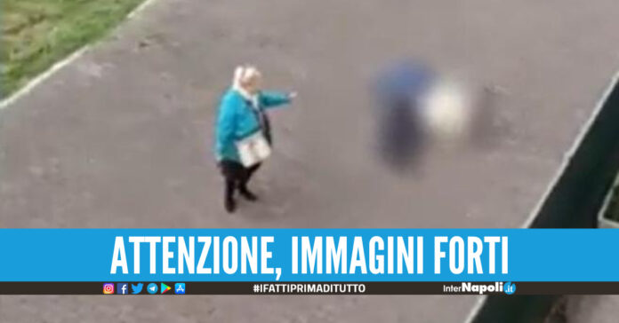 Il video fatto dalla vicina