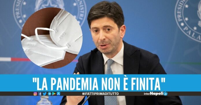La mascherina è essenziale, il Governo deciderà sull'obbligo dopo Pasqua speranza