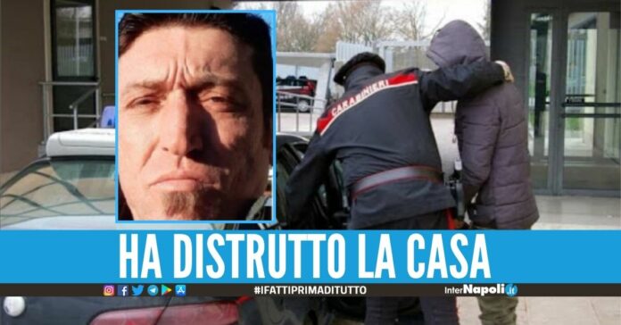 Litiga con la compagna davanti ai figli, arrestato il fratello del boss di camorra