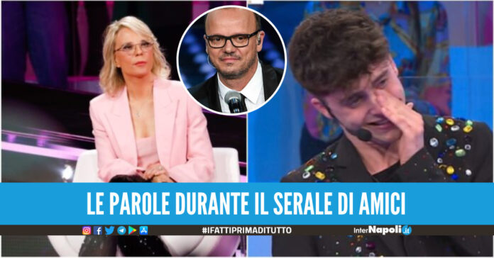 Maria De Filippi ed LDA, in alto Gigi D'Alessio