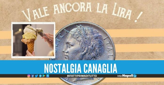 Si torna a pagare il gelato in lire, la trovata nostalgica dell'imprenditore calabrese