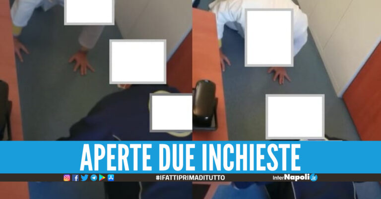 Specializzandi di ortopedia costretti a fare flessioni, foto pagina Facebook Specializzazioni in Medicina. Associazione ALS