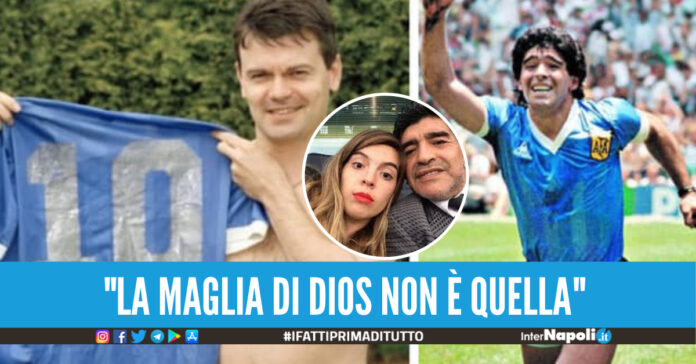  Steve Hodge maglia maradona
