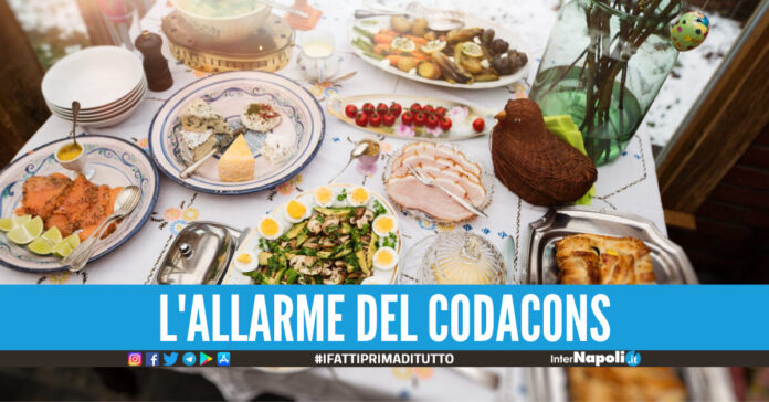 Tavola imbandita Pasqua, foto di repertorio