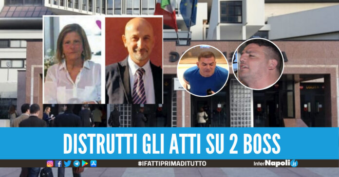 Tribunale di Napoli, tra gli atti distrutti dai 2 dipendenti infedeli anche quelli sui boss Imperiale e Fucito