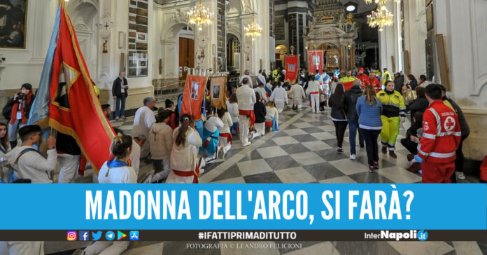Madonna dell'Arco, pellegrinaggio dei battenti del Lunedì in Albis Non sarà come gli anni passati