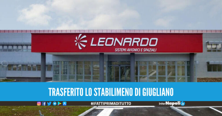 Leonardo, arriva l’annuncio ufficiale: “Il sito di Giugliano chiuderà, sarà un simbolo di archeologia industriale”