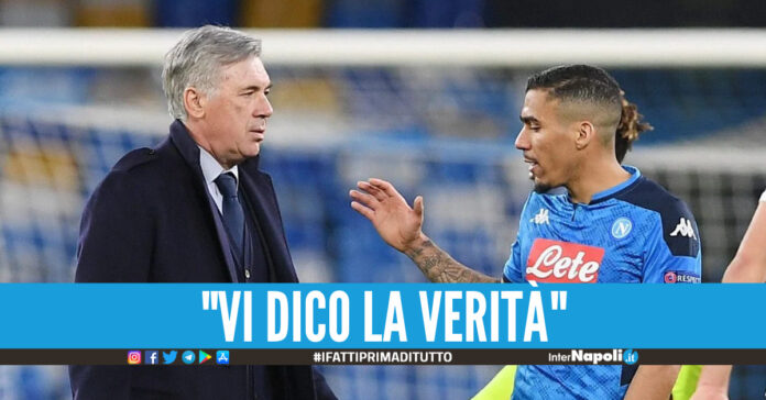 Allan e Carlo Ancelotti ai tempi del Napoli