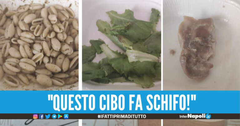 Allarme mensa in una scuola a Napoli, pollo crudo ed insalata sporca i bambini si rifiutano di mangiare