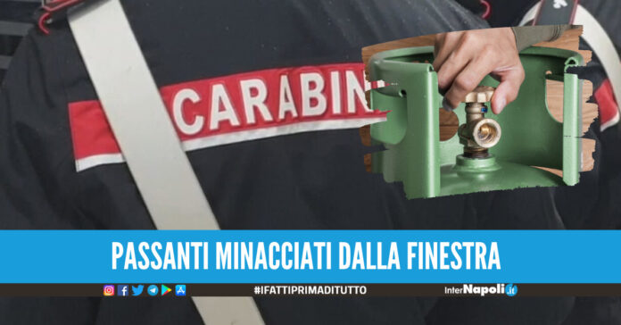 Carabinieri, bombola gpl - foto di repertorio