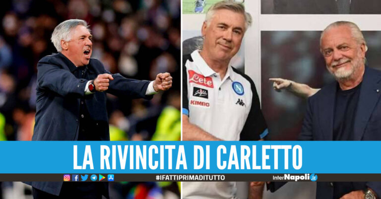 Da “bollito e pensionato” a Napoli a Re d’Europa, la rivincita di Carlo Ancelotti: “Andai via per colpa del ritiro”