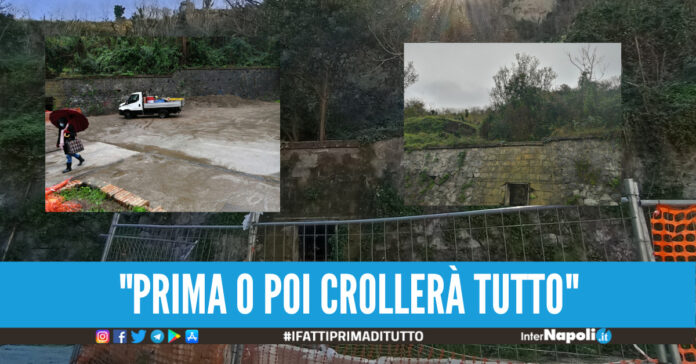 Colata di fango a ogni pioggia, la paura dei residenti di via Campegna a Fuorigrotta Siamo in pericolo''
