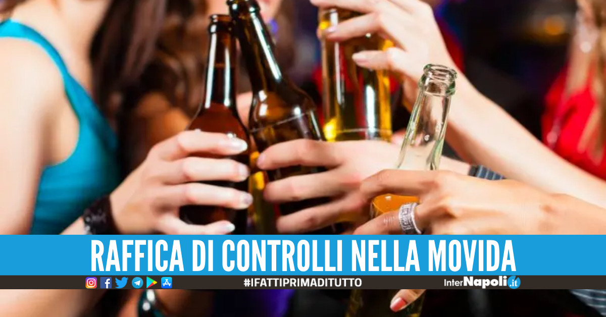 Vende alcol a 3 ragazze minorenni, gestore del bar denunciato a Napoli