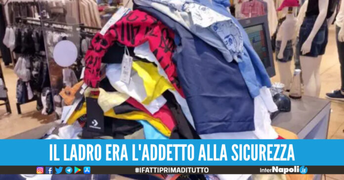 Ruba oltre 1000 euro di vestiti da OVS a Caserta, ma era l'addetto alla sicurezza: arrestato