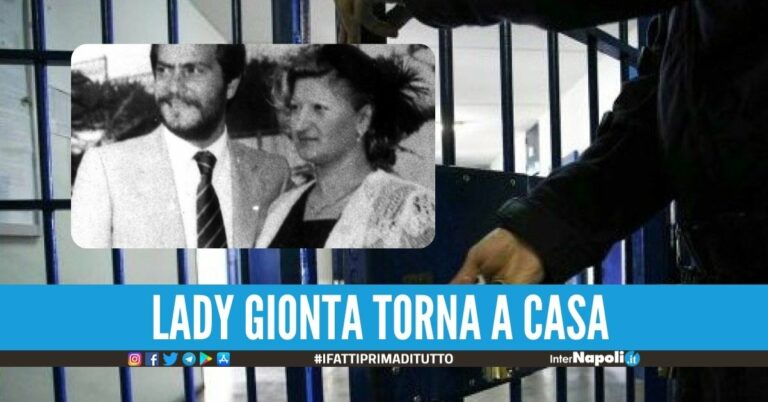 Scarcerata la moglie del boss Valentino Gionta, ‘lady camorra’ torna a casa