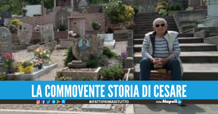 Il figlio muore per un tumore, il padre veglia la tomba da più di 400 giorni