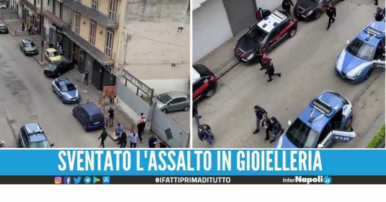 Rapina sventata in provincia di Napoli, presi in 4: il video è virale