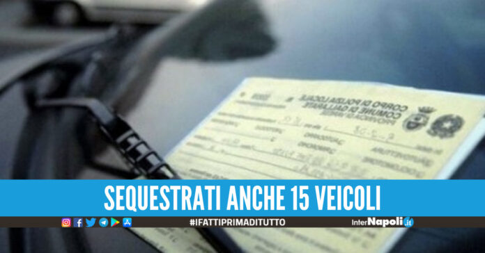 Controlli a tappeto tra le strade di Qualiano, elevate multe per oltre 15mila euro