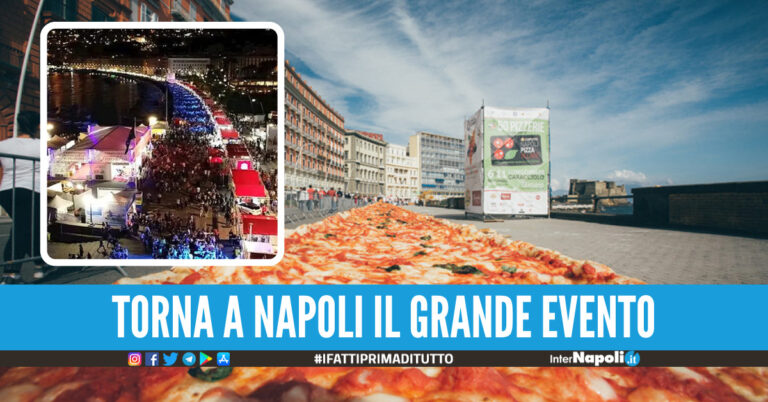 Dopo 3 anni torna il ‘Pizza Village’, musica e spettacoli sul lungomare di Napoli