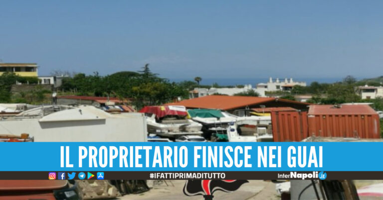 Doveva essere un vigneto, i carabinieri trovano un cantiere navale: scatta il sequestro ad Ischia