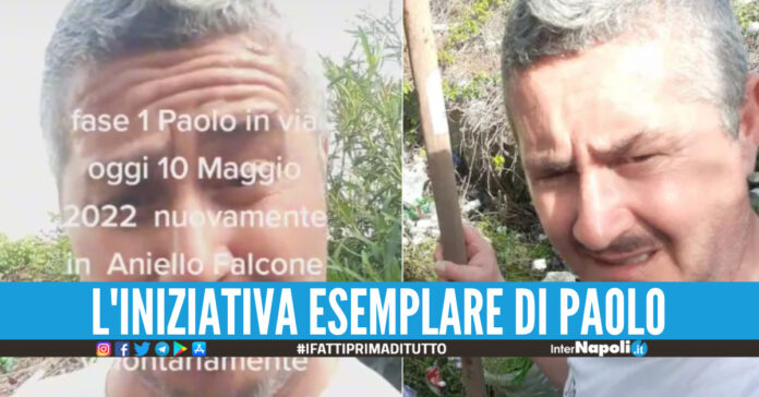 Napoli, ex parcheggiatore abusivo ripulisce la città dai rifiuti. L'appello di Paolo: 
