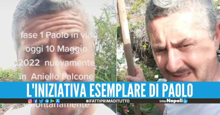 Napoli, ex parcheggiatore abusivo ripulisce la città dai rifiuti. L'appello di Paolo: "Datemi una possibilità"