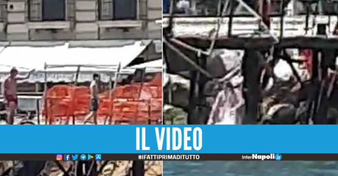 Napoli, è iniziata la stagione dei tuffi 'selvaggi': strutture pericolose usate come trampolini