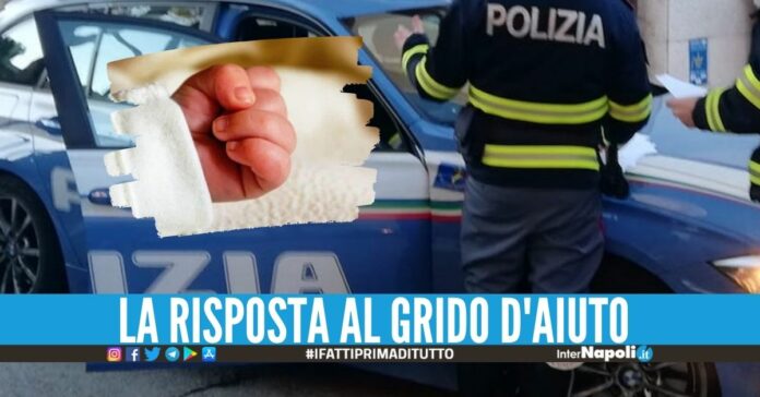 Neonata salvata dalla polizia stradale grazie alla corsa al Santobono