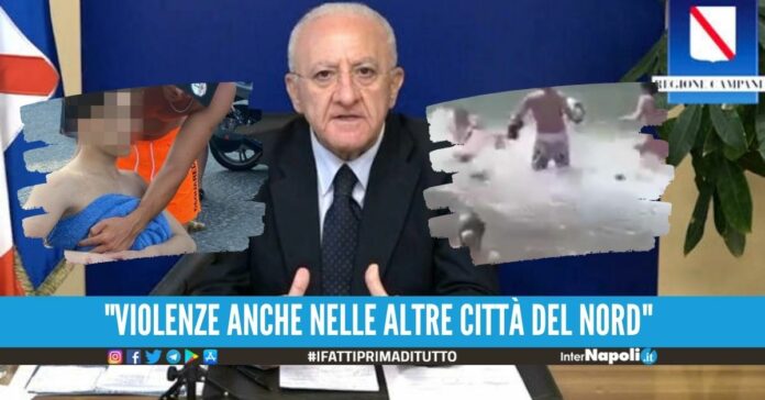 Accoltellamenti e risse tra minori, De Luca: 